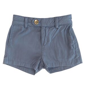 Cadets Boys Como Linen Blend Shorts | Size 4/5 | Dusty Blue
